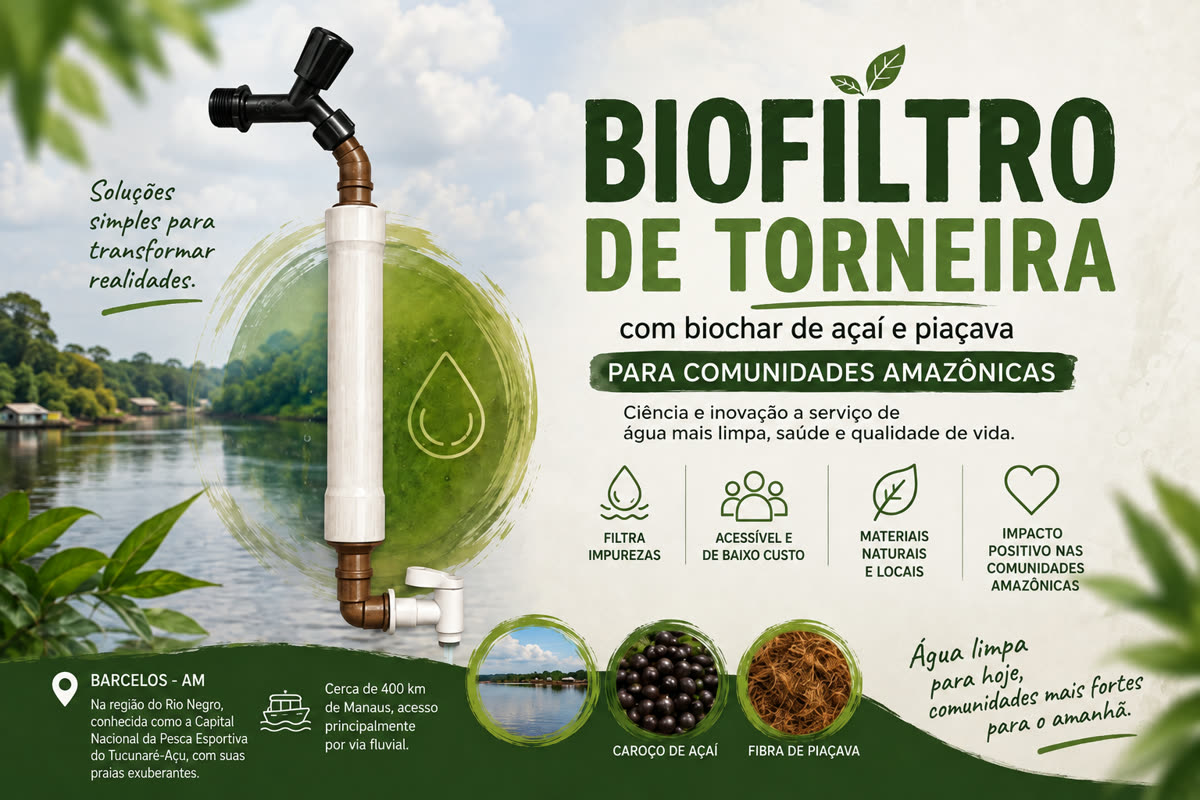Banner do projeto Biofiltro de Torneira